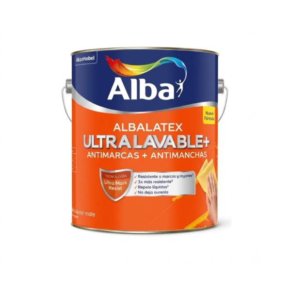 ALBALATEX ULTRALAVABLE ANTIMANCHAS INTERIOR BLANCO