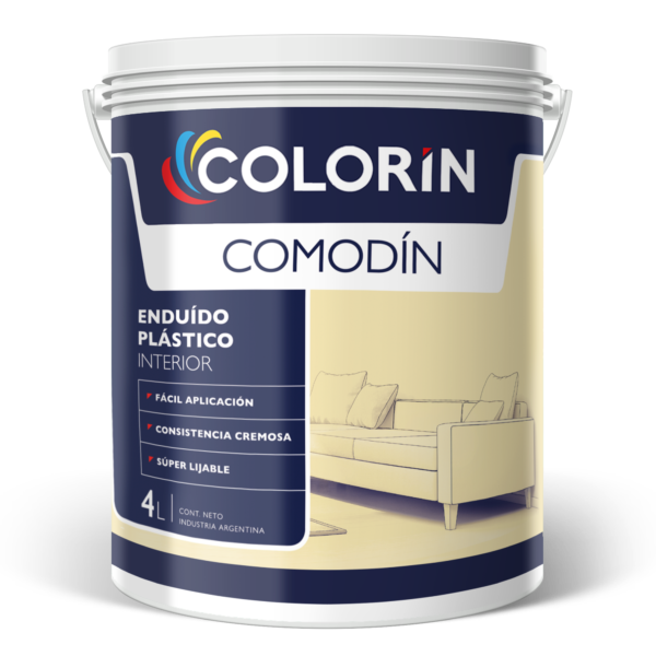 COLORIN COMODIN ENDUIDO PLASTICO INTERIOR
