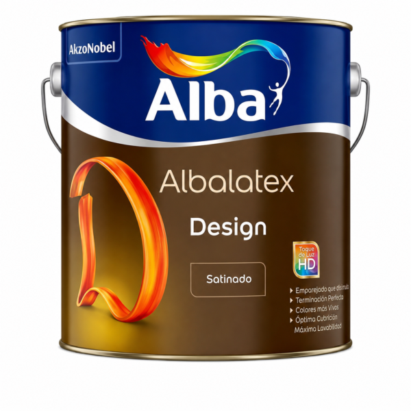 ALBALATEX DESIGN SATINADO LATEX INTERIORES PREMIUM