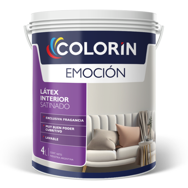 COLORIN EMOCION LATEX INTERIOR BLANCO SATINADO