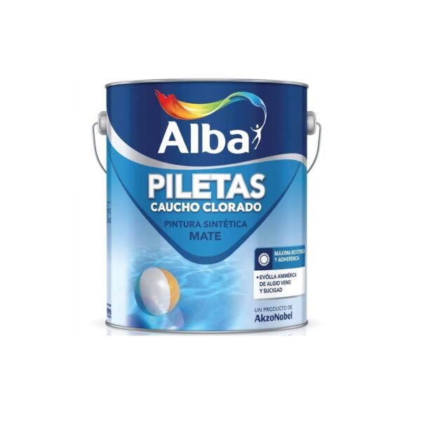 ALBA PINTURA PARA PILETAS CAUCHO CLORADO