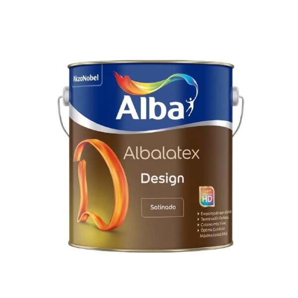 ALBALATEX DESIGN SATINADO LATEX INTERIORES PREMIUM