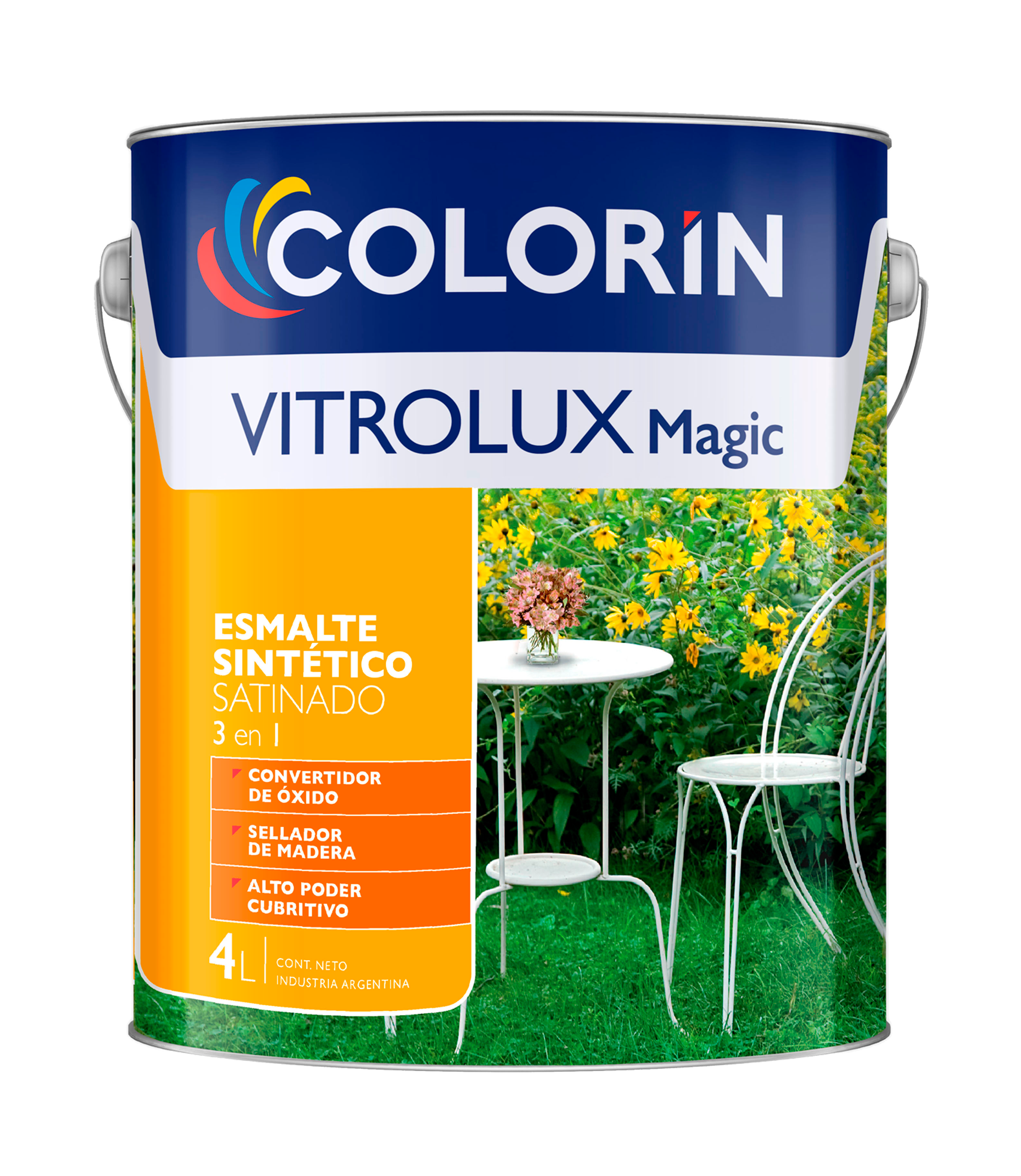COLORIN VITROLUX ESMALTE CONVERTIDOR 3 EN 1 SATINADO