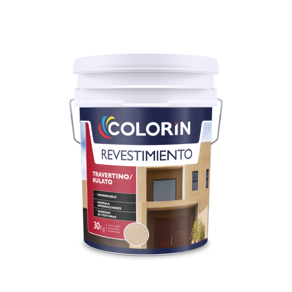 COLORIN REVESTIMIENTO TRAVERTINO RULATO TERM. MEDIA 25Kg