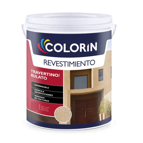 COLORIN REVESTIMIENTO TRAVERTINO RULATO TERM. MEDIA 25Kg