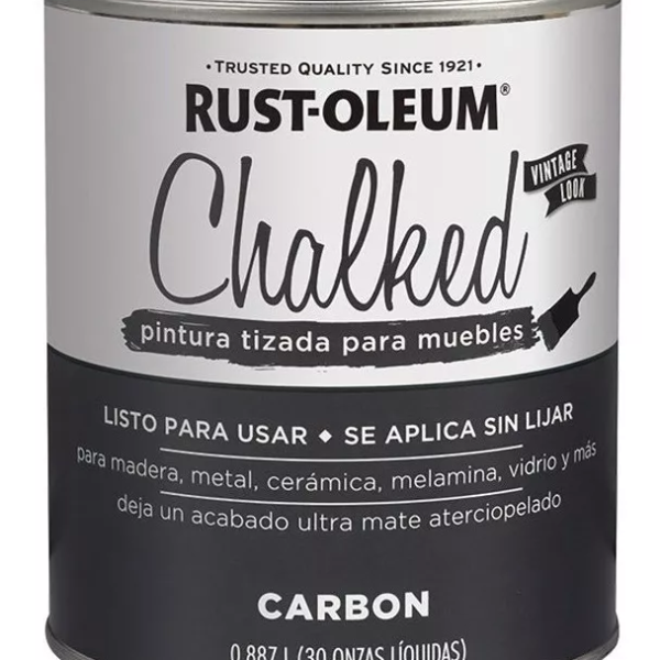 Rust Oleum Chalked Pintura Tizada  Ultra Mate Al Agua 0,887 Lt